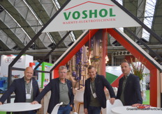 Lennert Bredemeijer, Jan Voshol, Wilco Voshol and André van der Vlist (Voshol Warmte-Elektrotechniek)